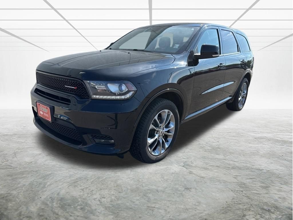 2019 Dodge Durango GT Plus in Black — front three-quarter view