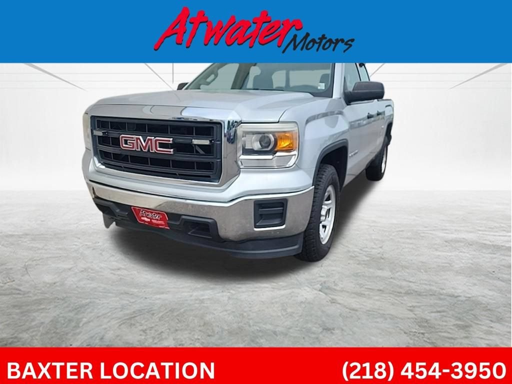2015 GMC Sierra 1500 BASE in Quicksilver Metallic — front three-quarter view