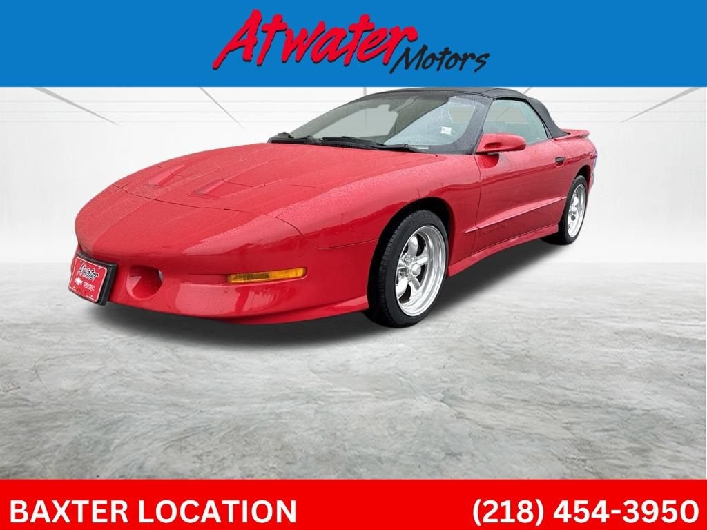 1995 Pontiac Firebird Formula in Red — front three-quarter view