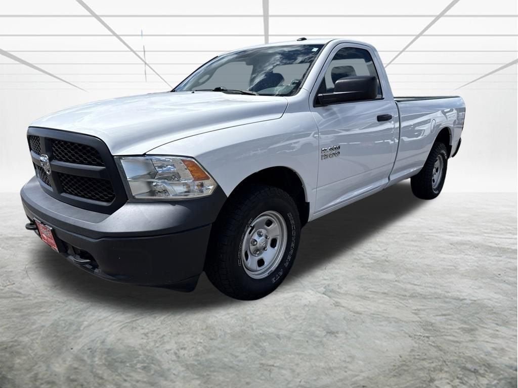 2017 RAM 1500 Tradesman in White — front three-quarter view