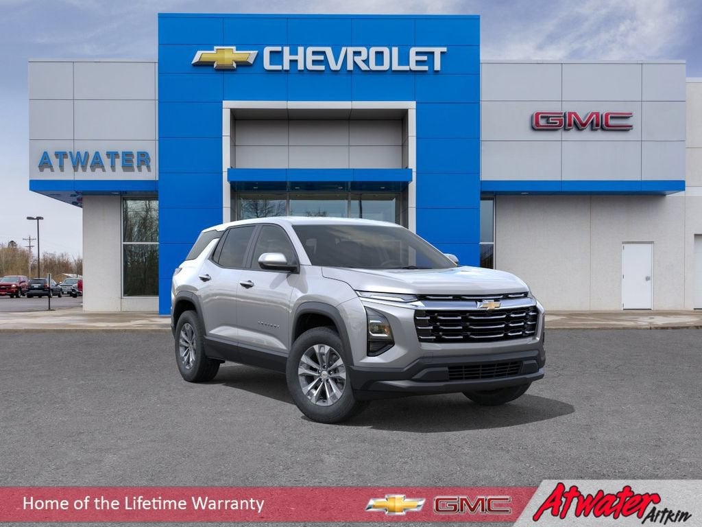 2026 Chevrolet Equinox LT in Sterling Gray Metallic — front three-quarter view
