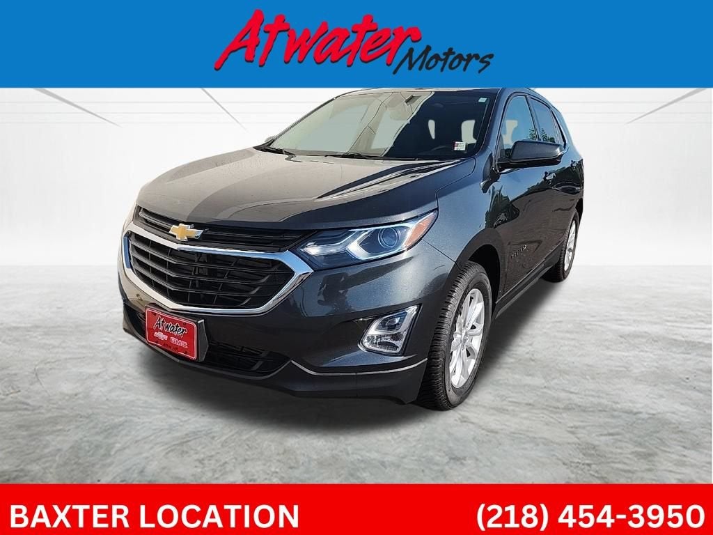2018 Chevrolet Equinox LT in Nightfall Gray Metallic — front three-quarter view