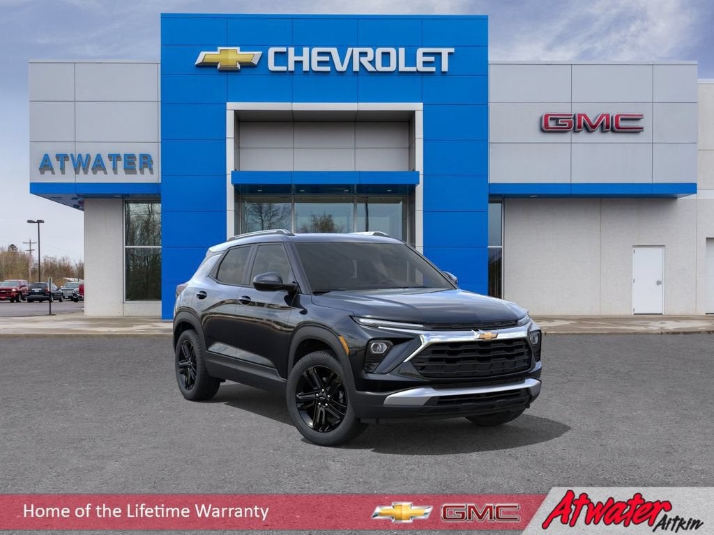2026 Chevrolet Trailblazer LT in Mosaic Black Metallic — front three-quarter view